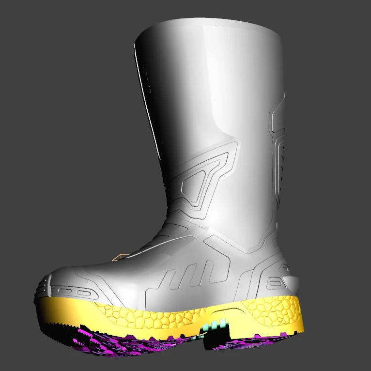 integrated molding industrial and mining boots 3