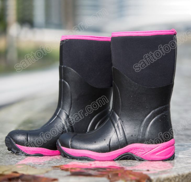 Anti-skli gummi vanntette støvler